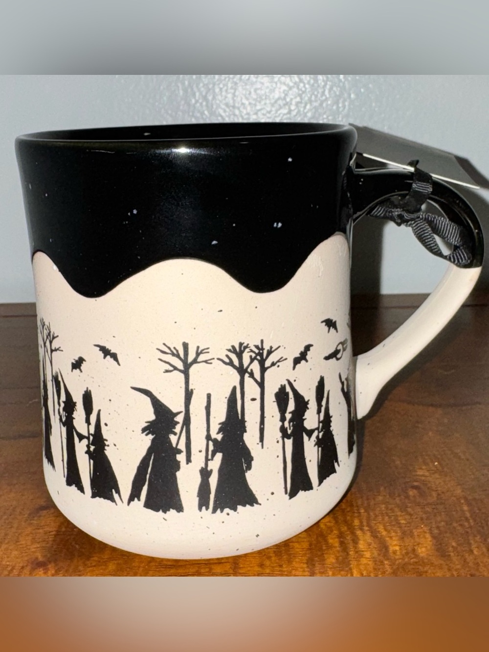 Cute 🥰 Cobwebs & Cauldrons Witches silhouettes Halloween Mug